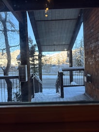 Beautiful view from the kitchen.