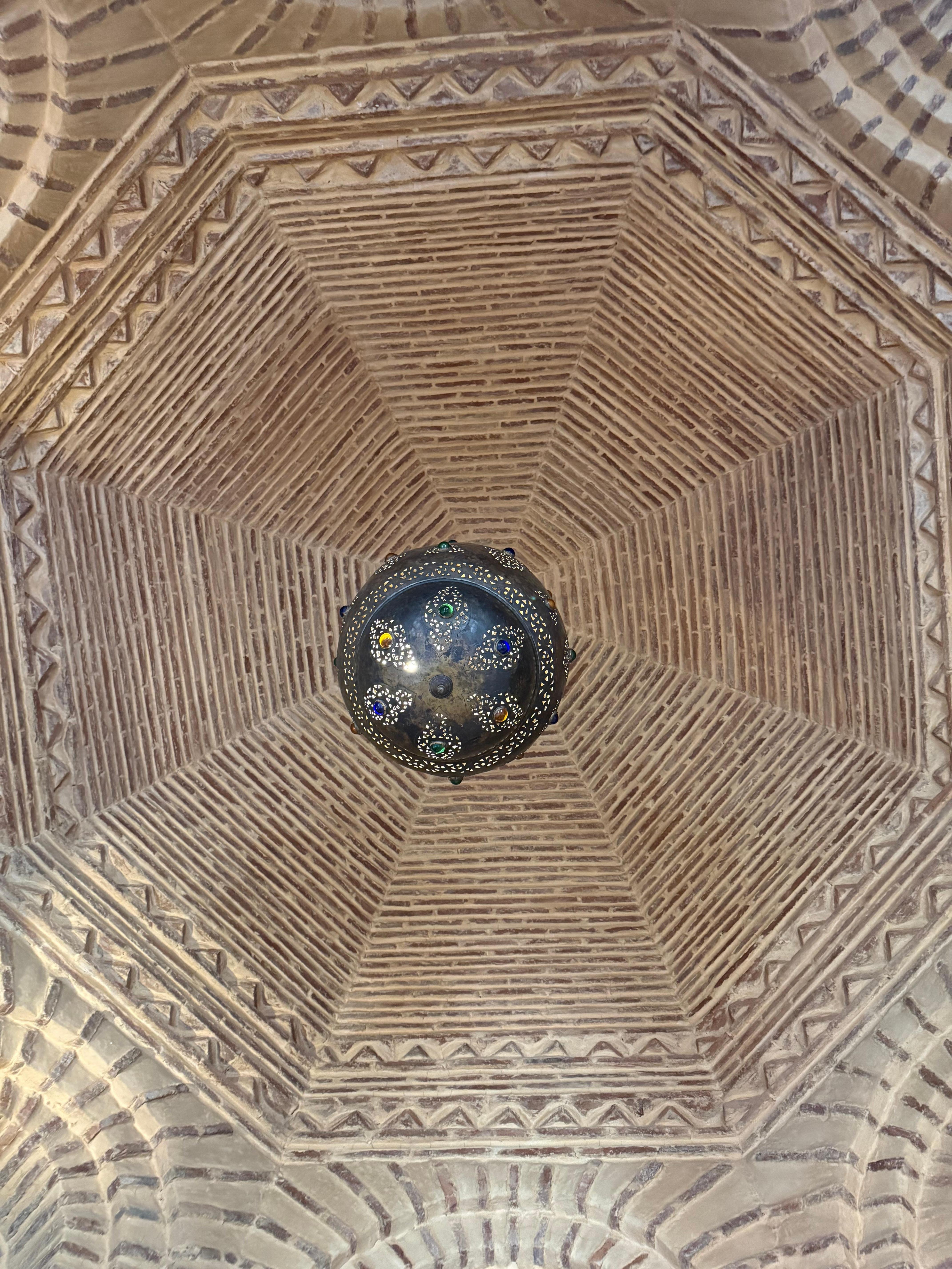 Ceiling in one of the rooms