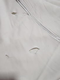 This was the condition of my duvet. holly.