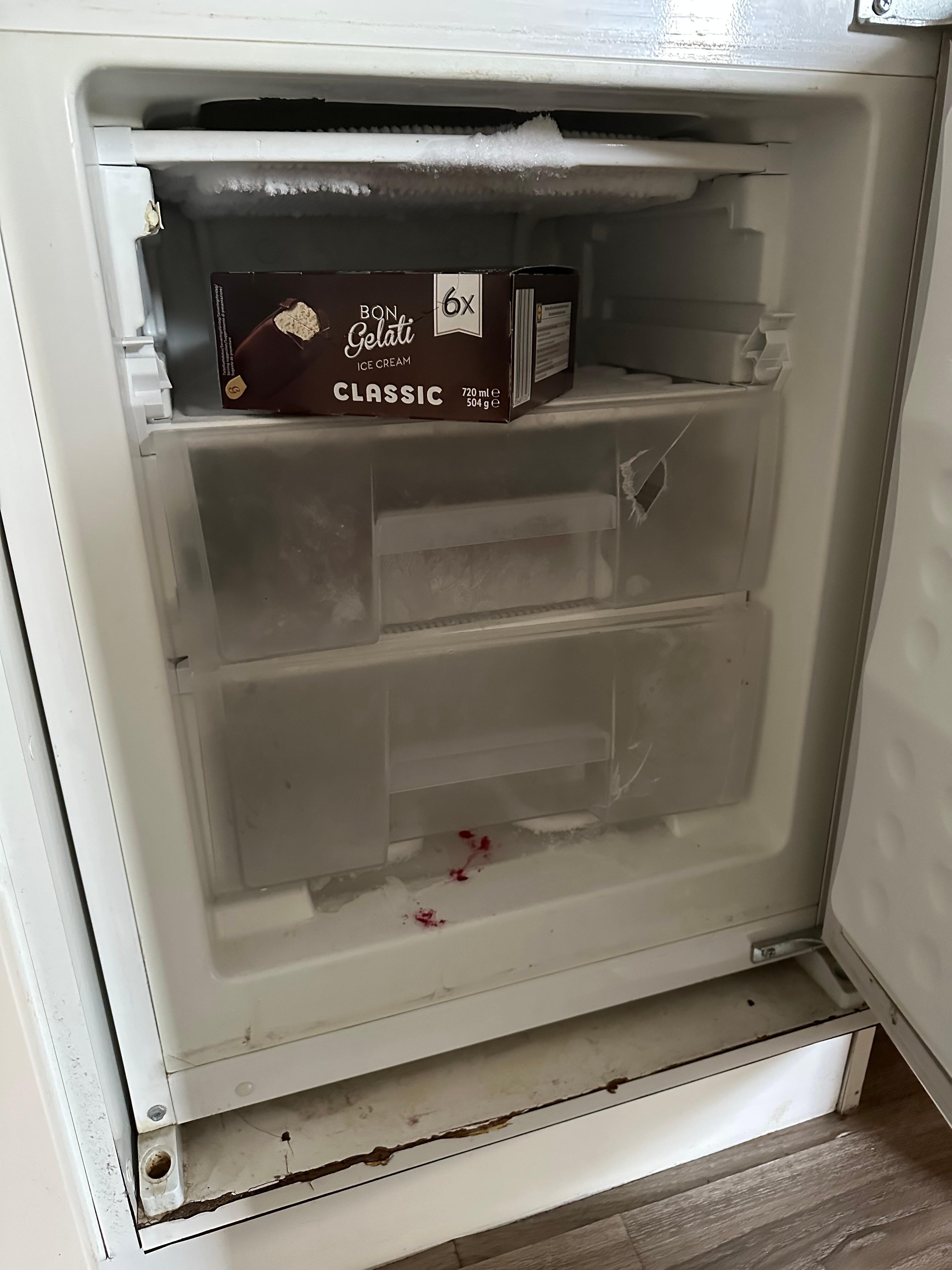 Freezer upon arival