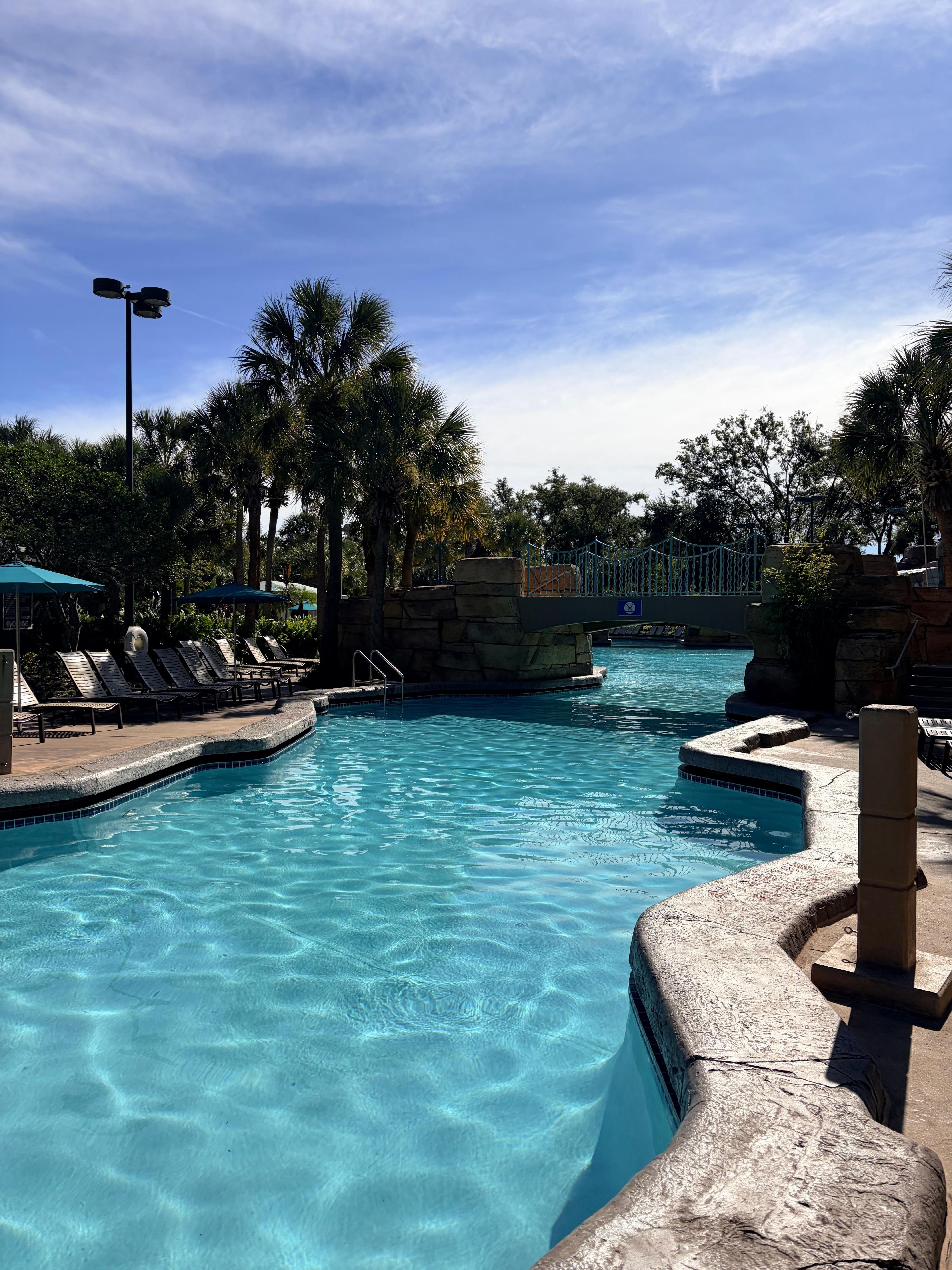 Parque aquático do hotel