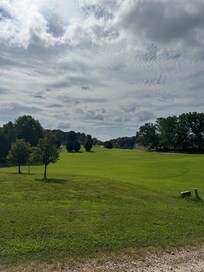 The stunning view as you drive onto the road the cabin is on!