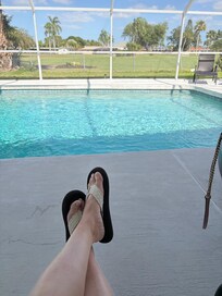 Just another day at the pool.