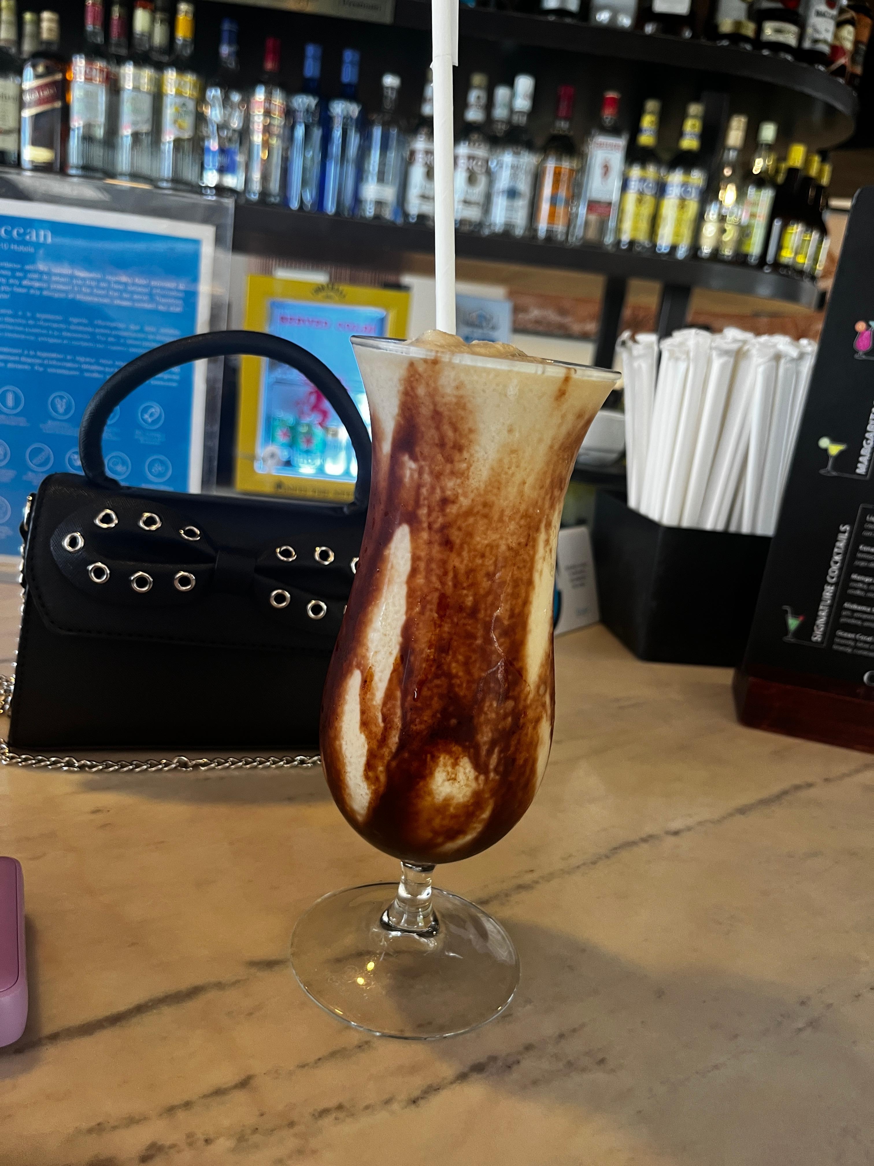 A drink the bartender came up with for me.