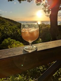 Watching the sun set