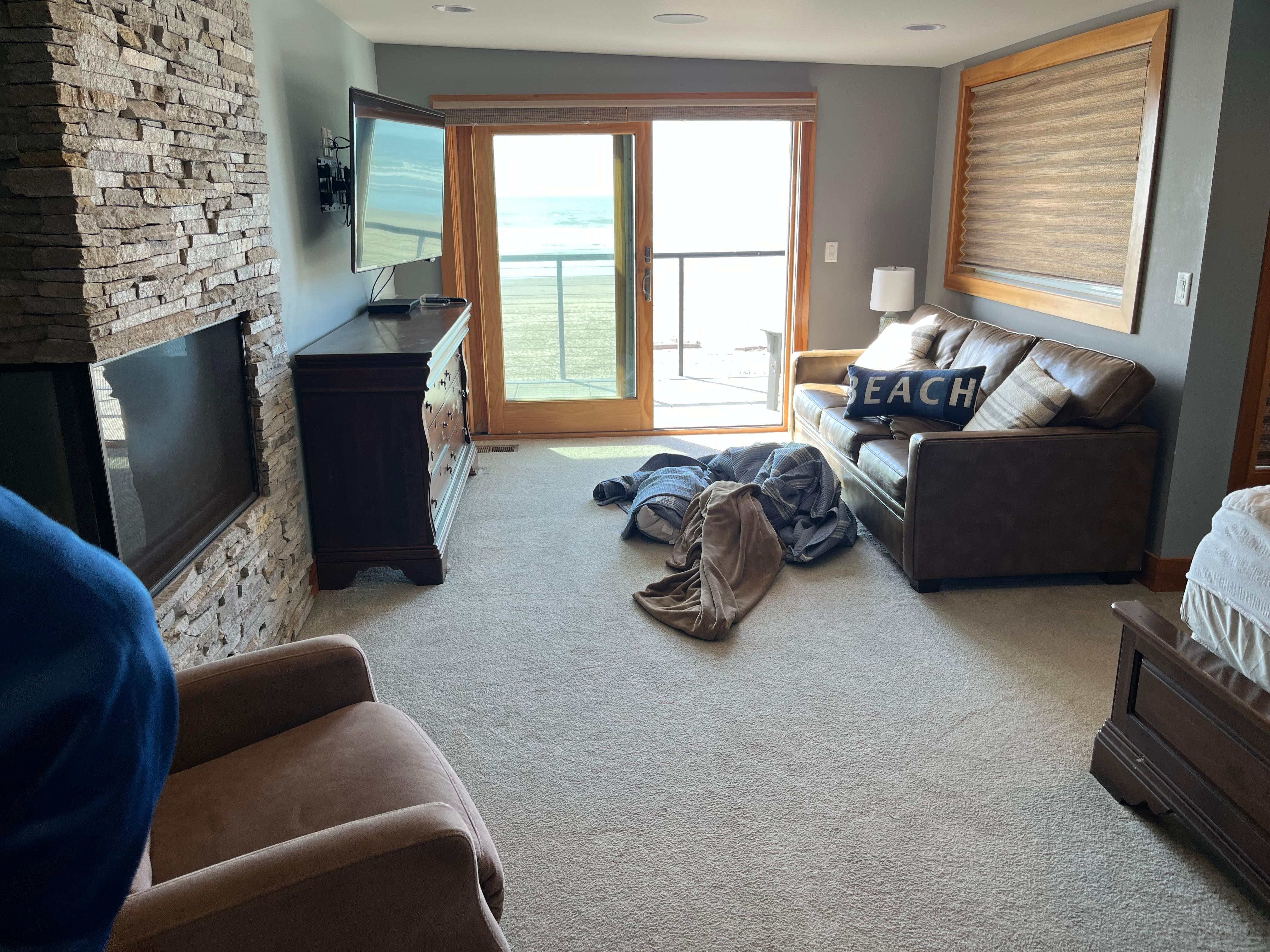 This is what one bedroom looked like when we arrived.