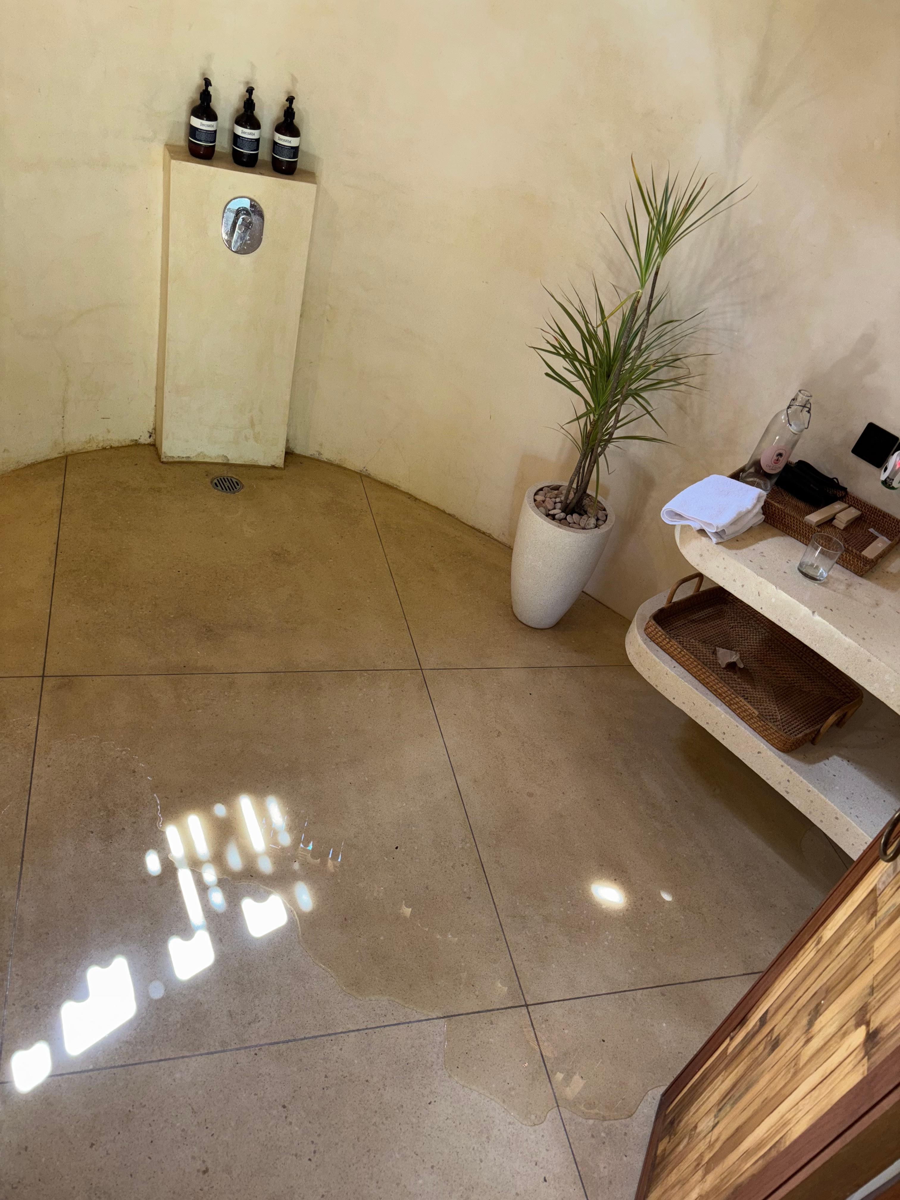 flooded bathroom