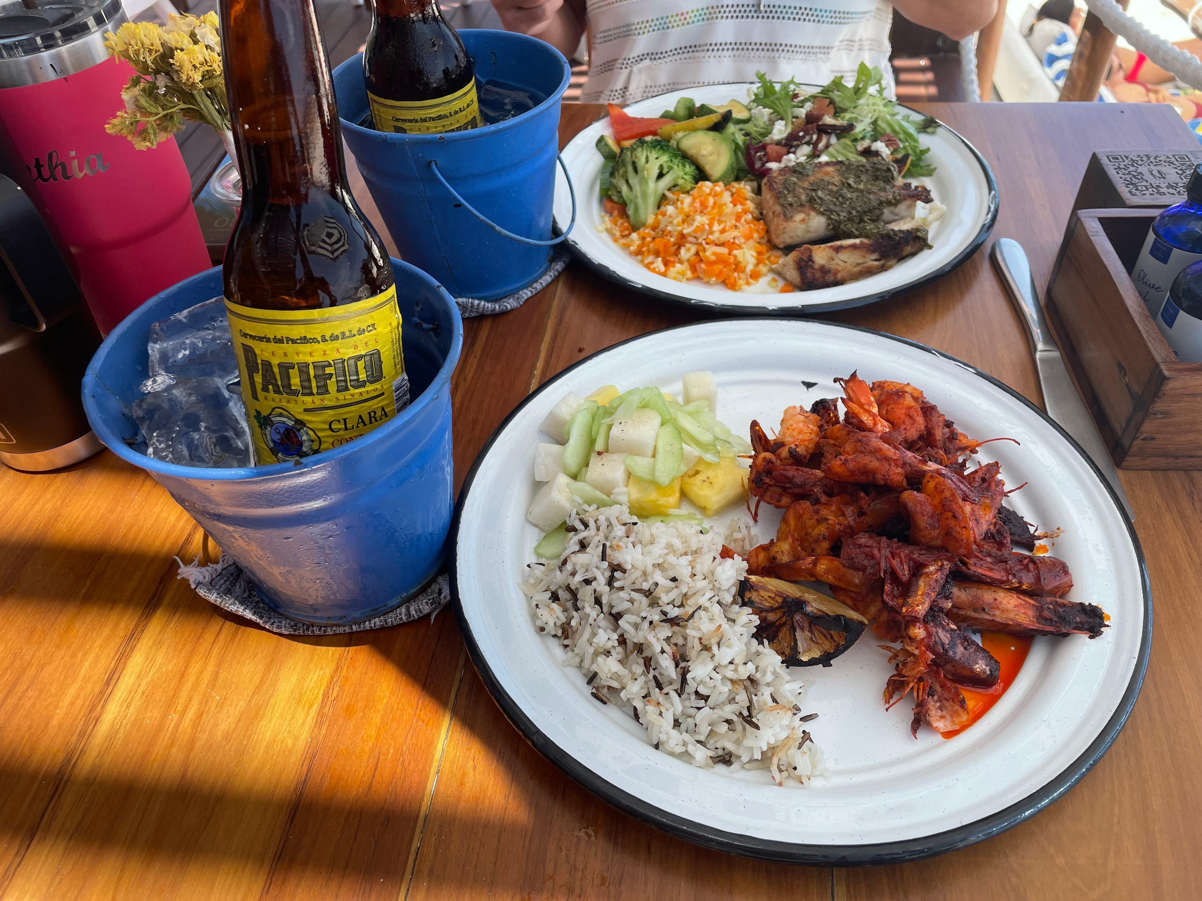 Highly recommend you order the seafood grill option on Sunday.