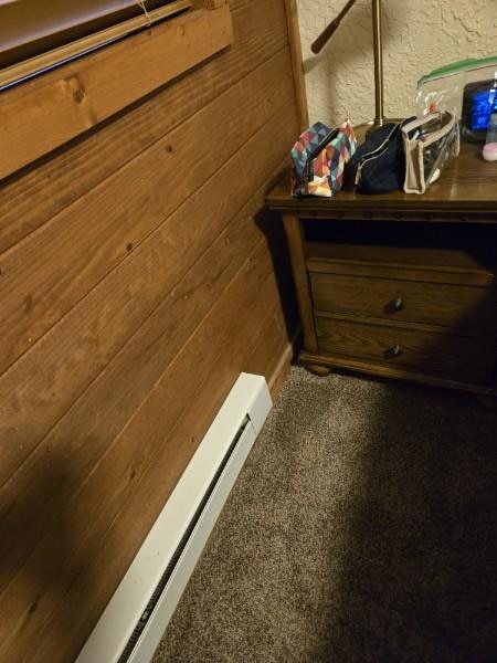 Could not sleep well.  Floor heater kept making loud, consistent creeking noises all day and night.