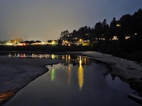Yachats at night