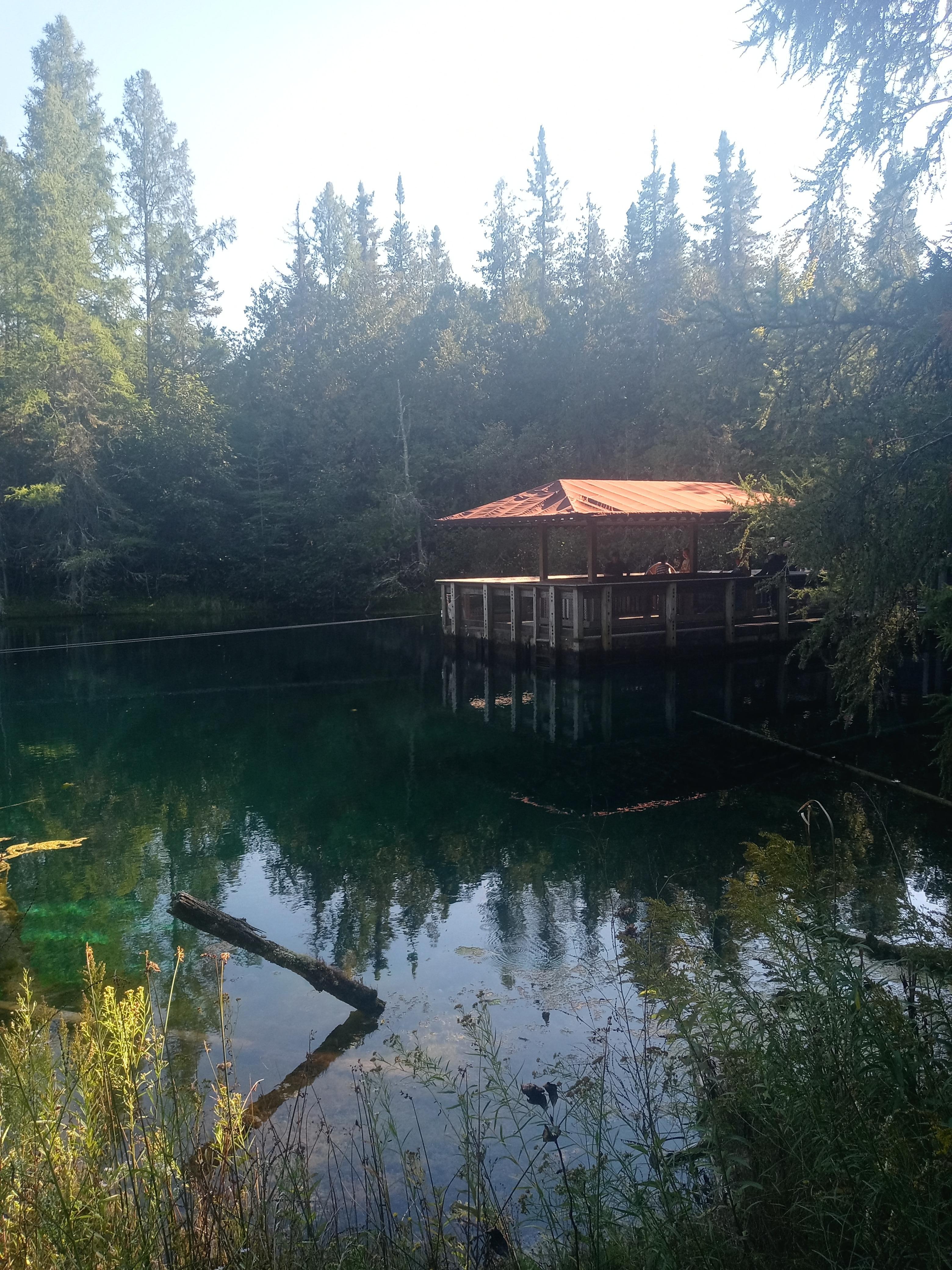 Beautiful fresh water springs for a day trip to see.