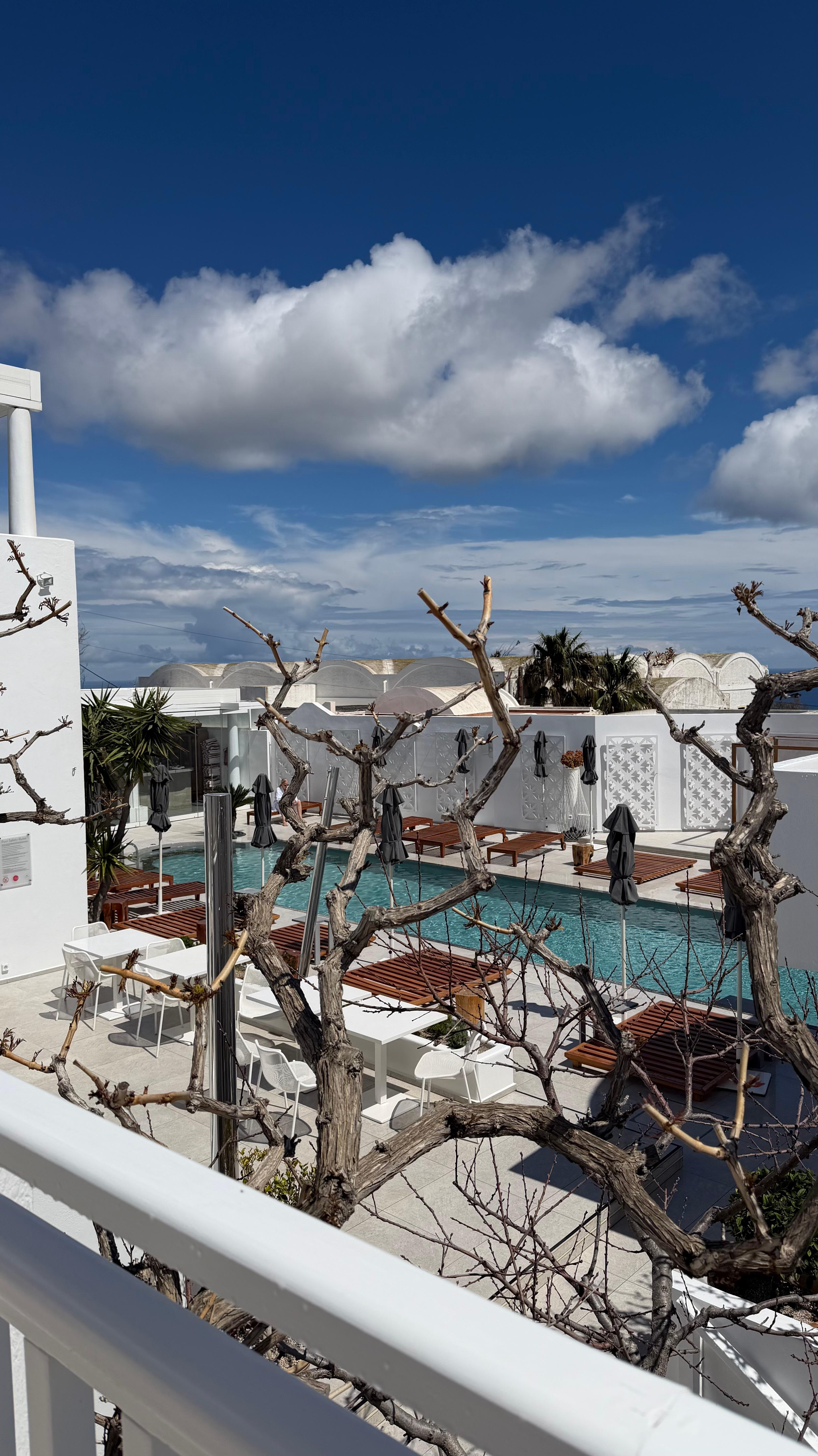 Beautiful view of pool area 