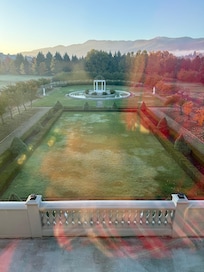 View from our window. Still beautiful in the fall.