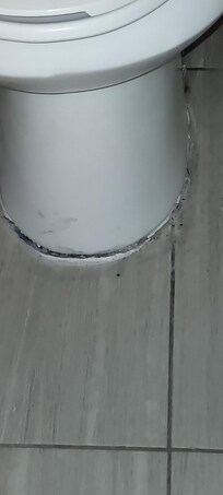 Broken toilet