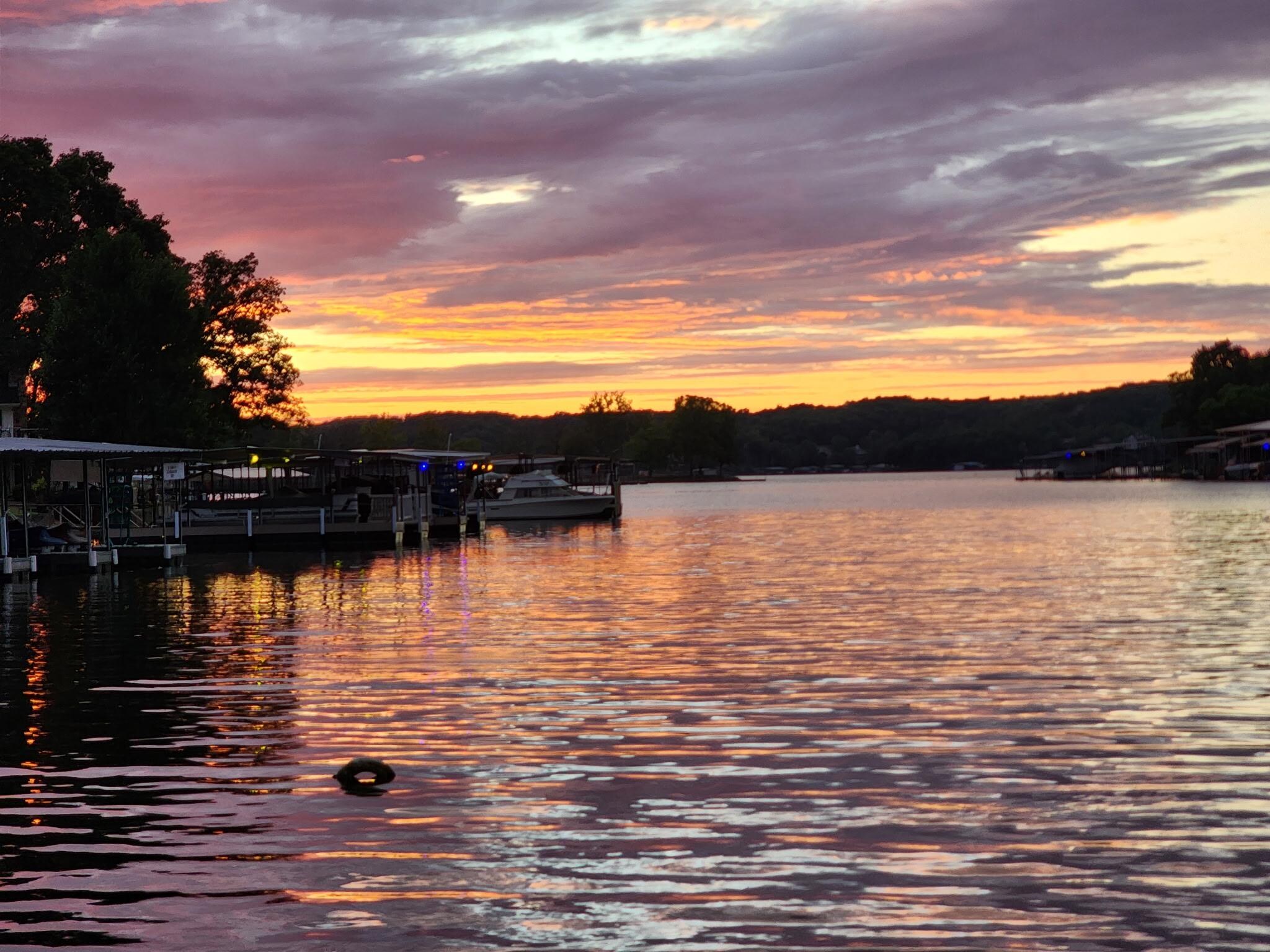 From the boat dock