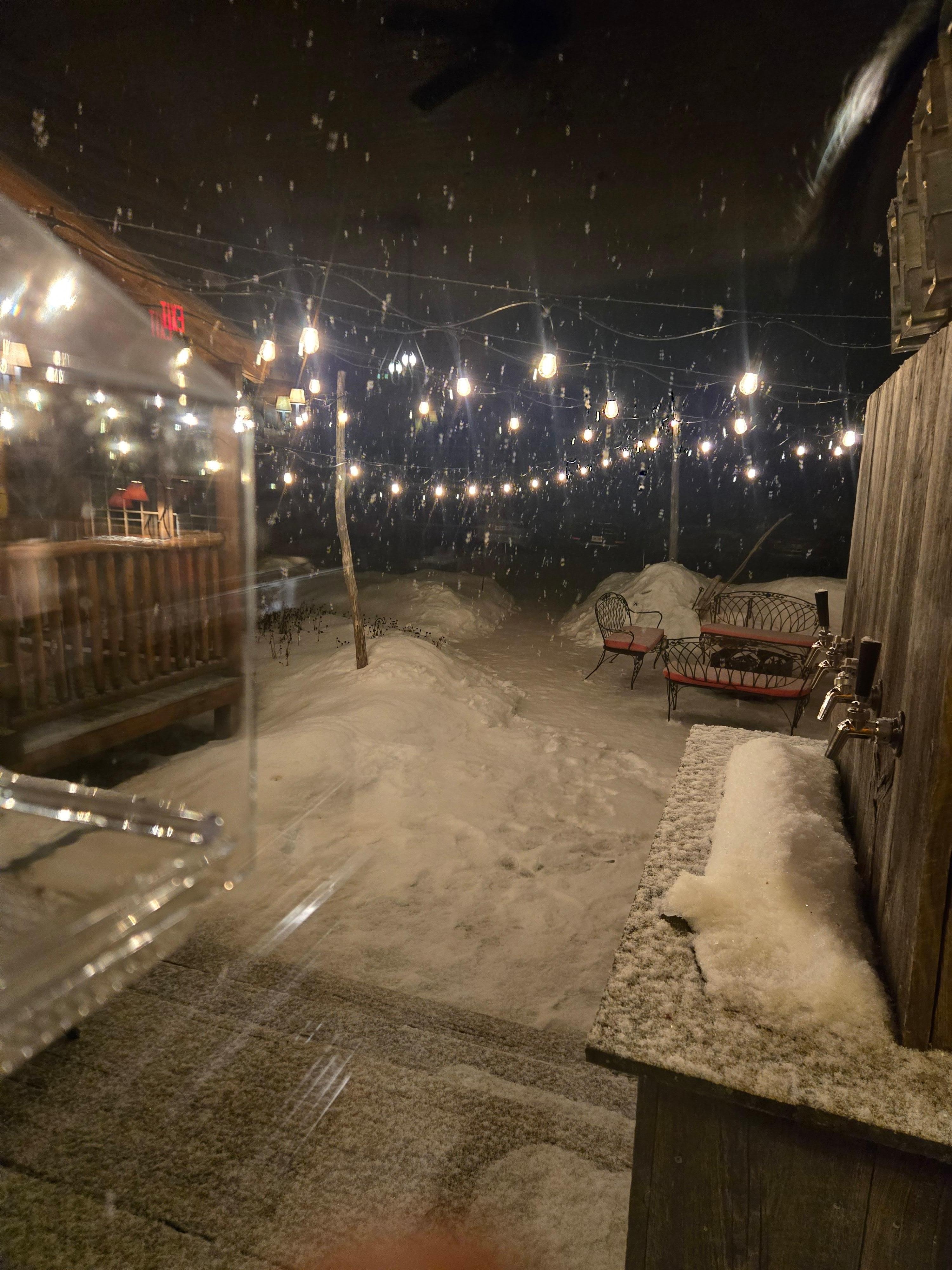 A look out the kitchen!