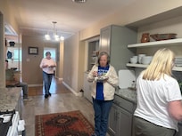 The family didn't even unpack- they went straight to the sweet treats :)