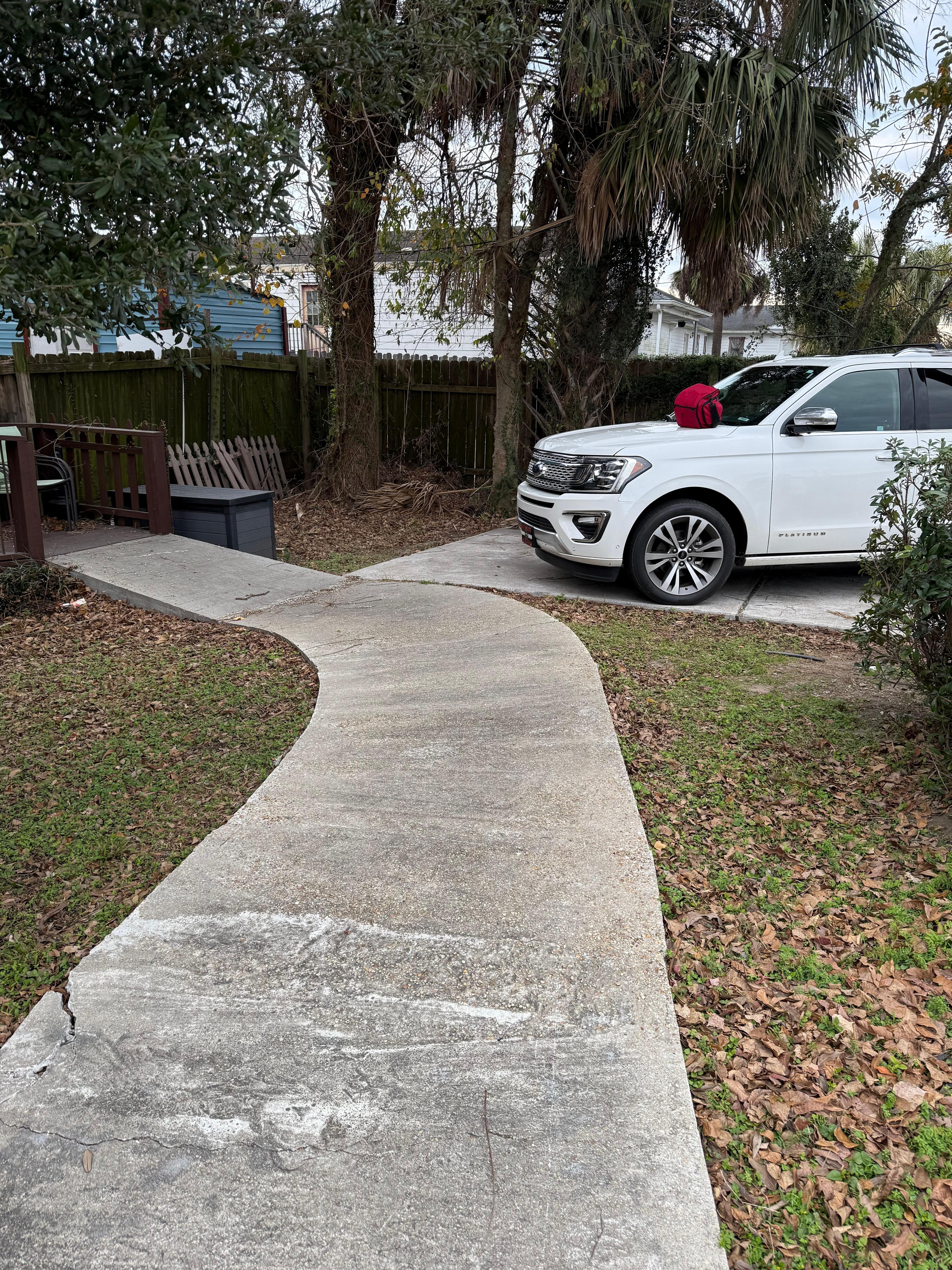 This is the back yard.