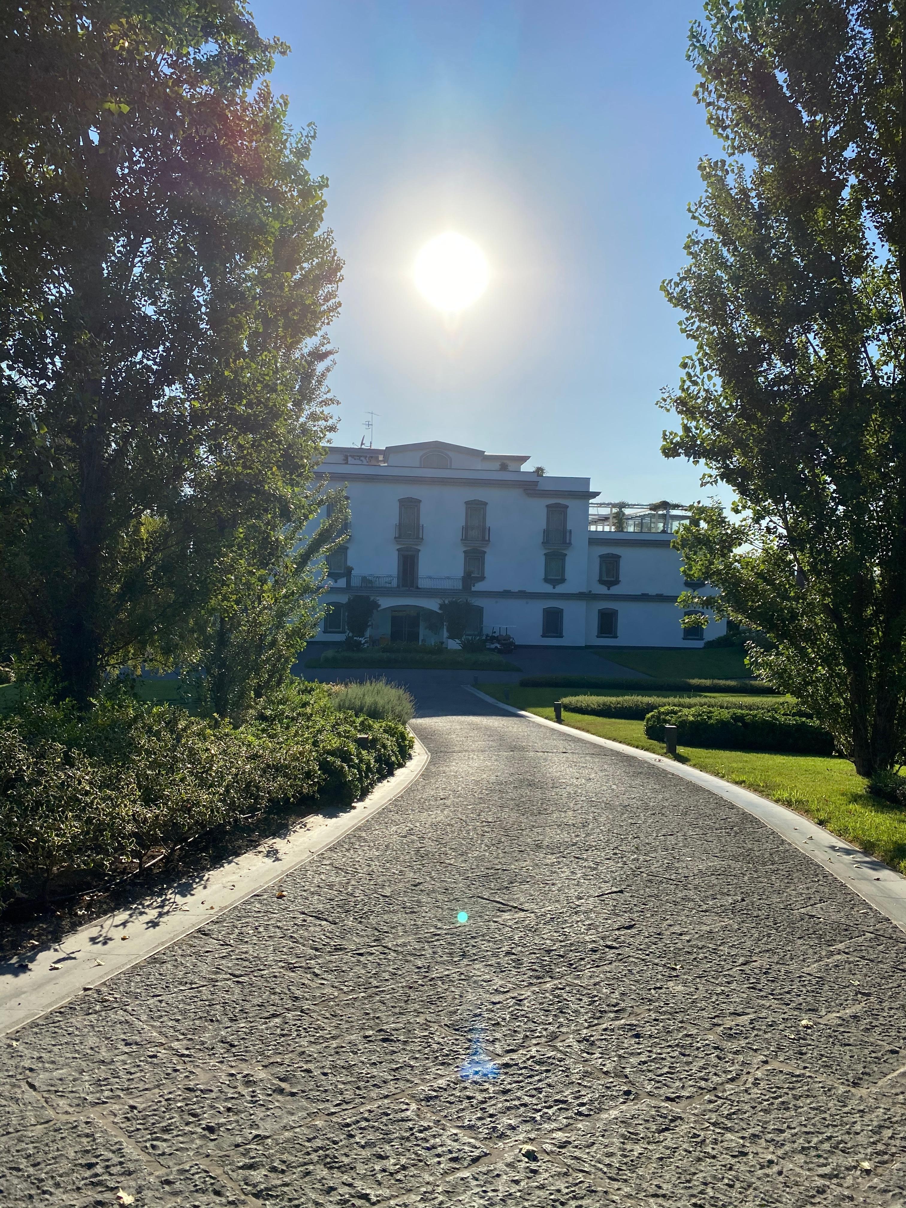 Framsidan vid ankomst 