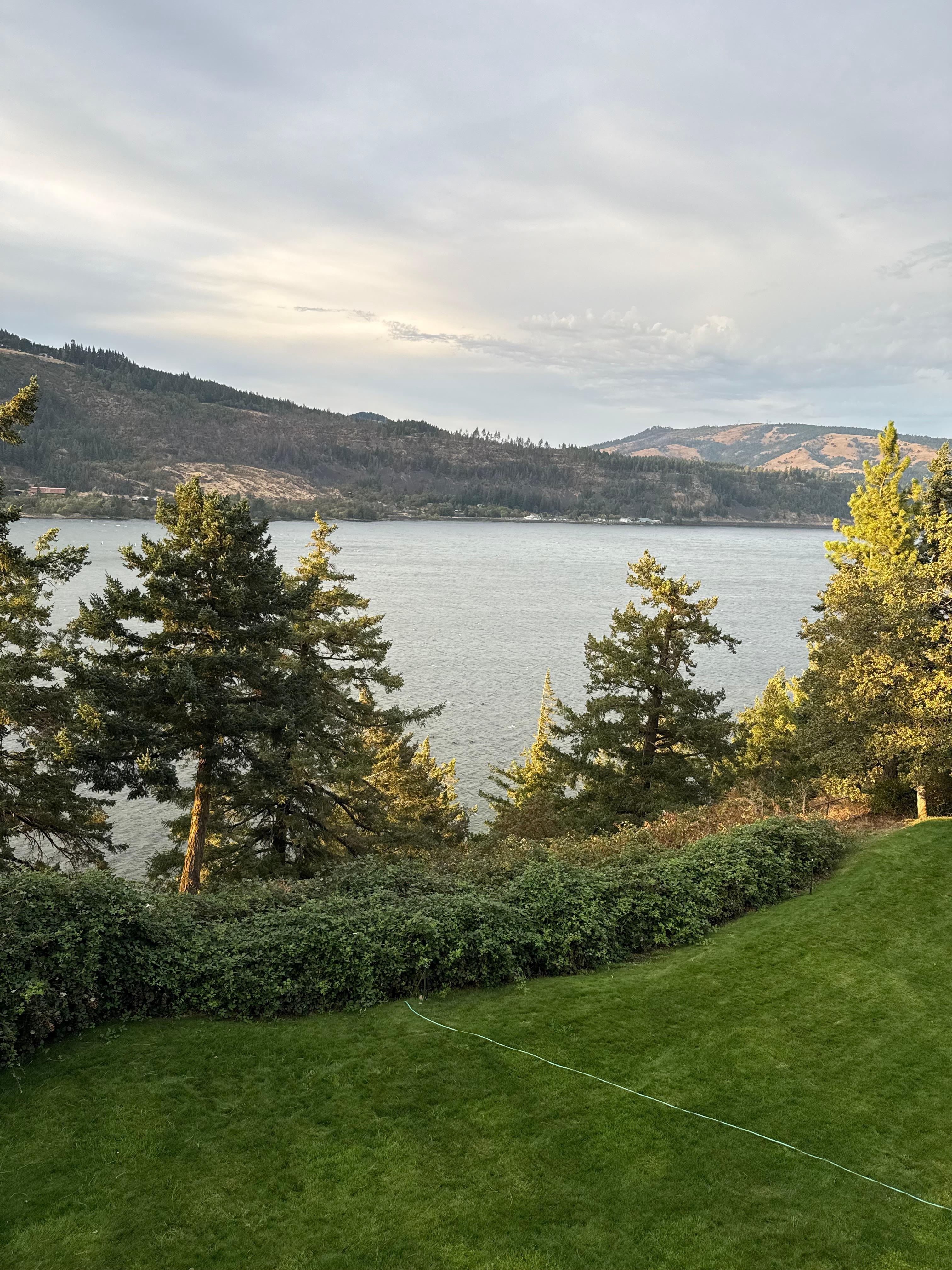 The view from our room balcony.