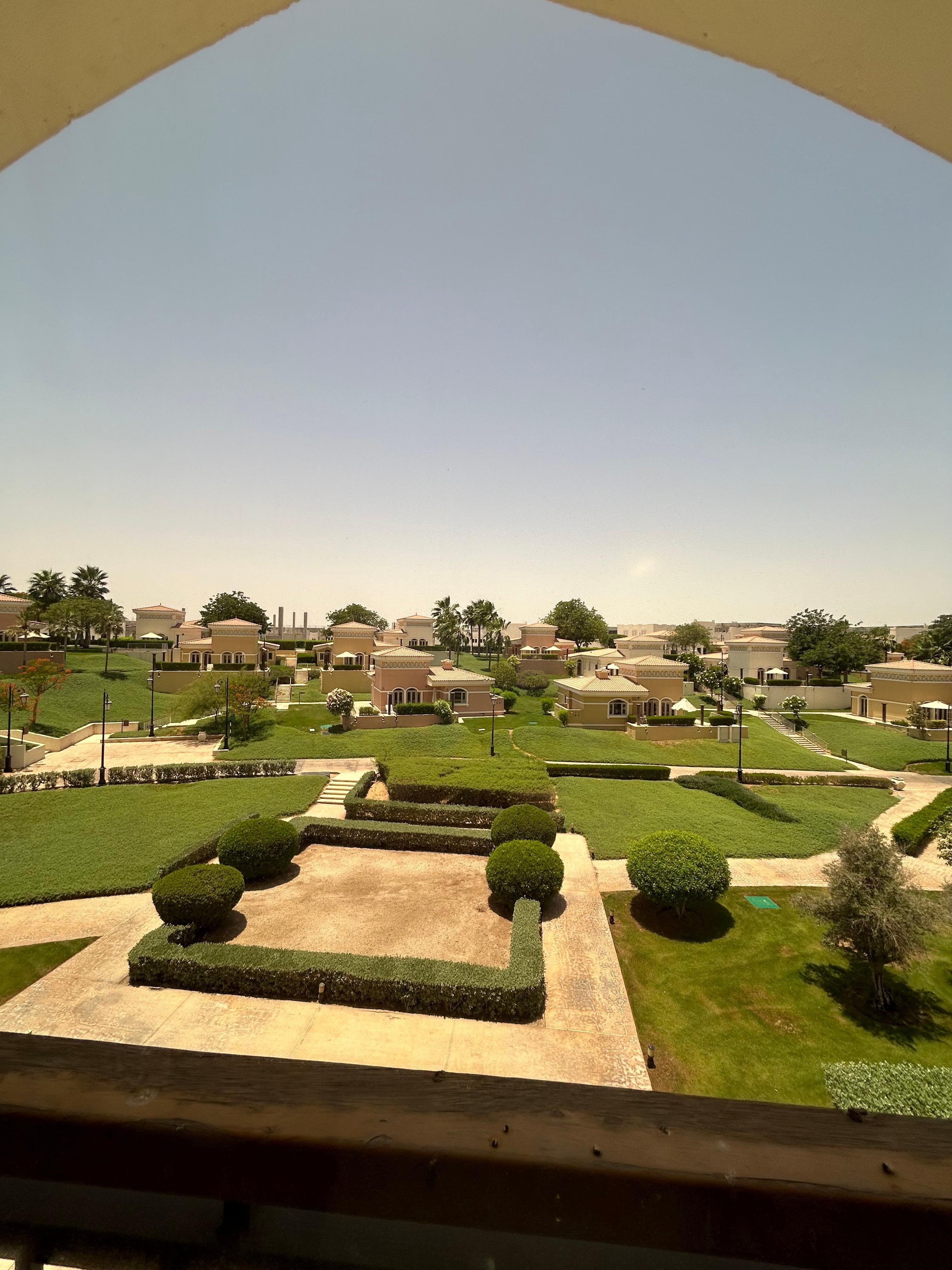 Villas but nice view outside room