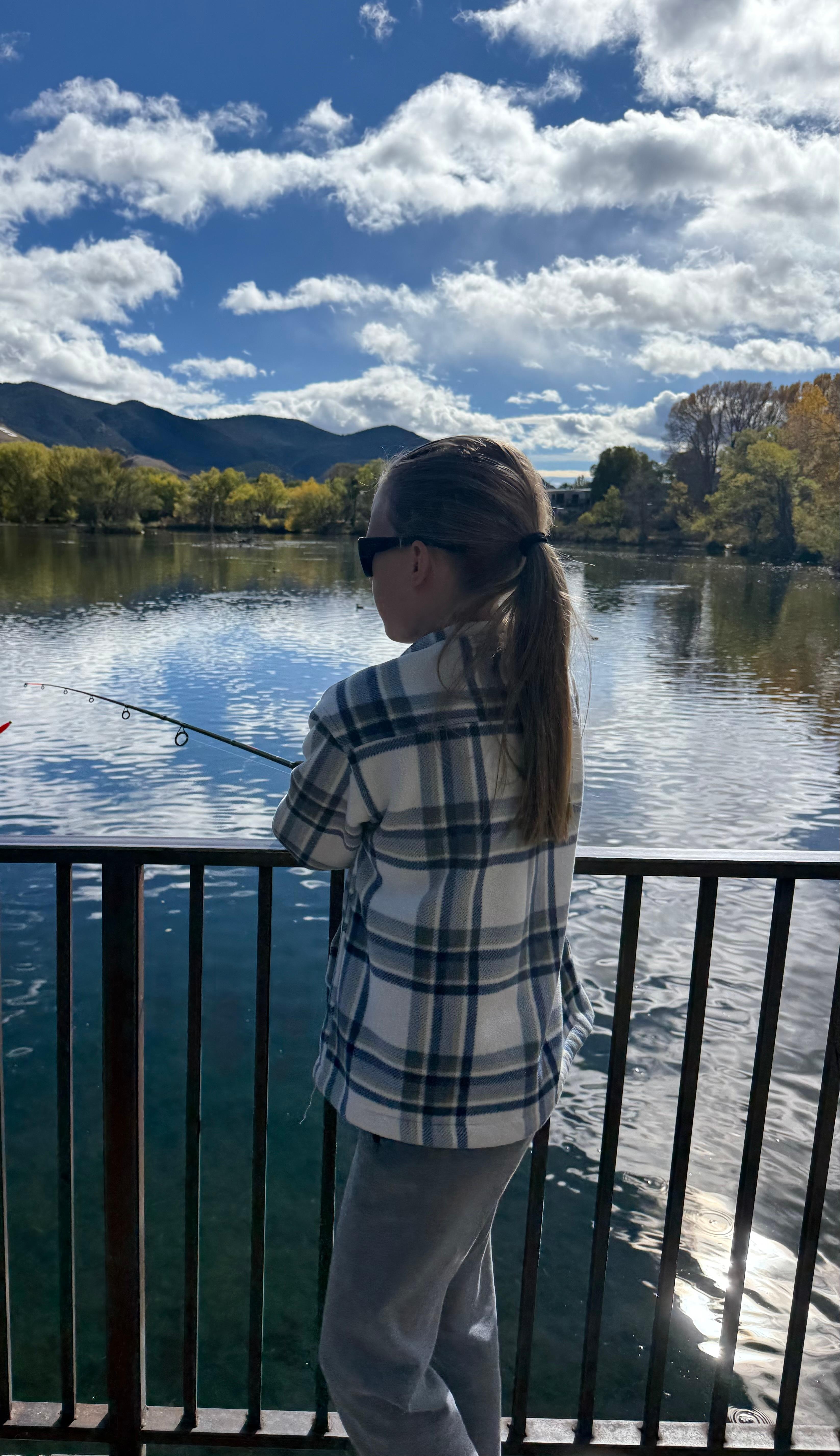 Fishing at Sands Lake