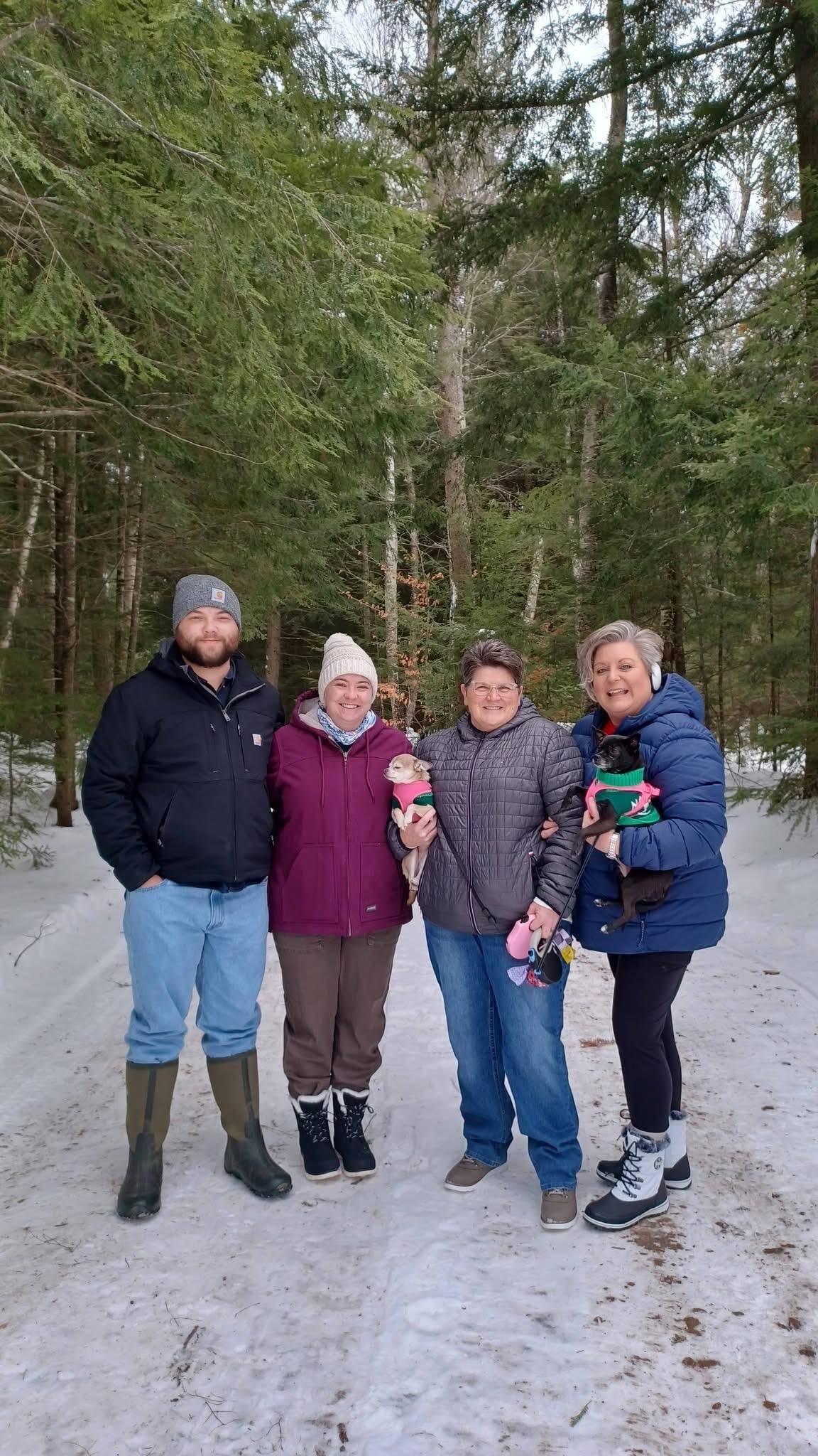Driveway to the cabin