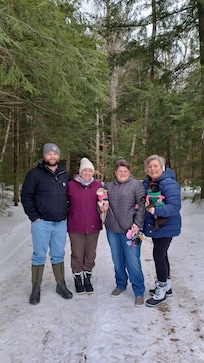 Driveway to the cabin