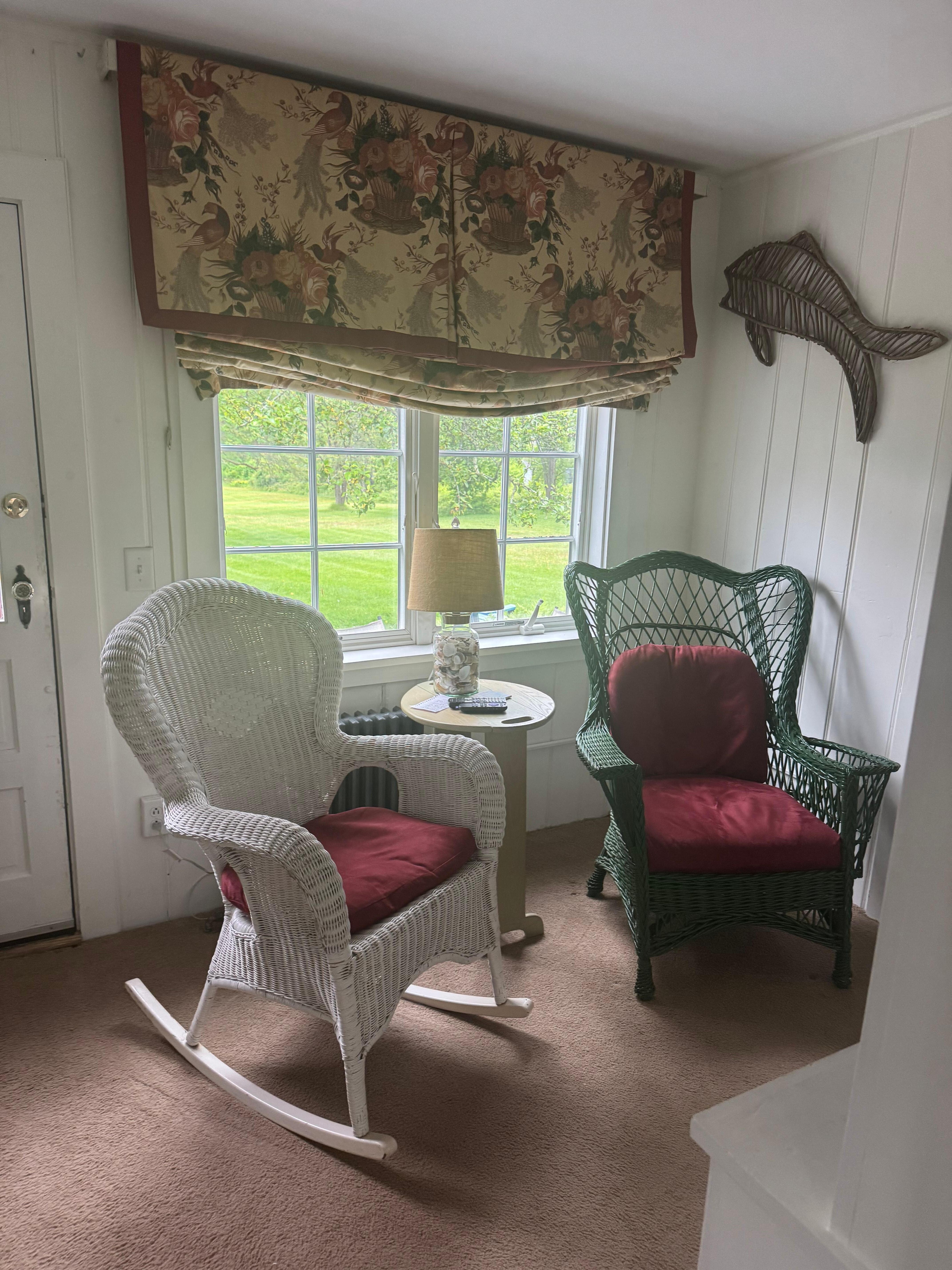 Perfect sitting area for morning reading