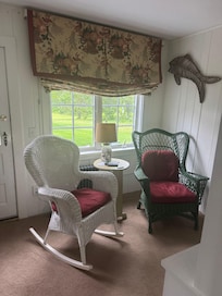 Perfect sitting area for morning reading