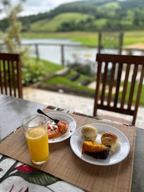 Café da manhã delicioso
