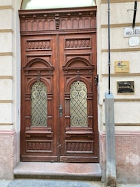 Main entrance door