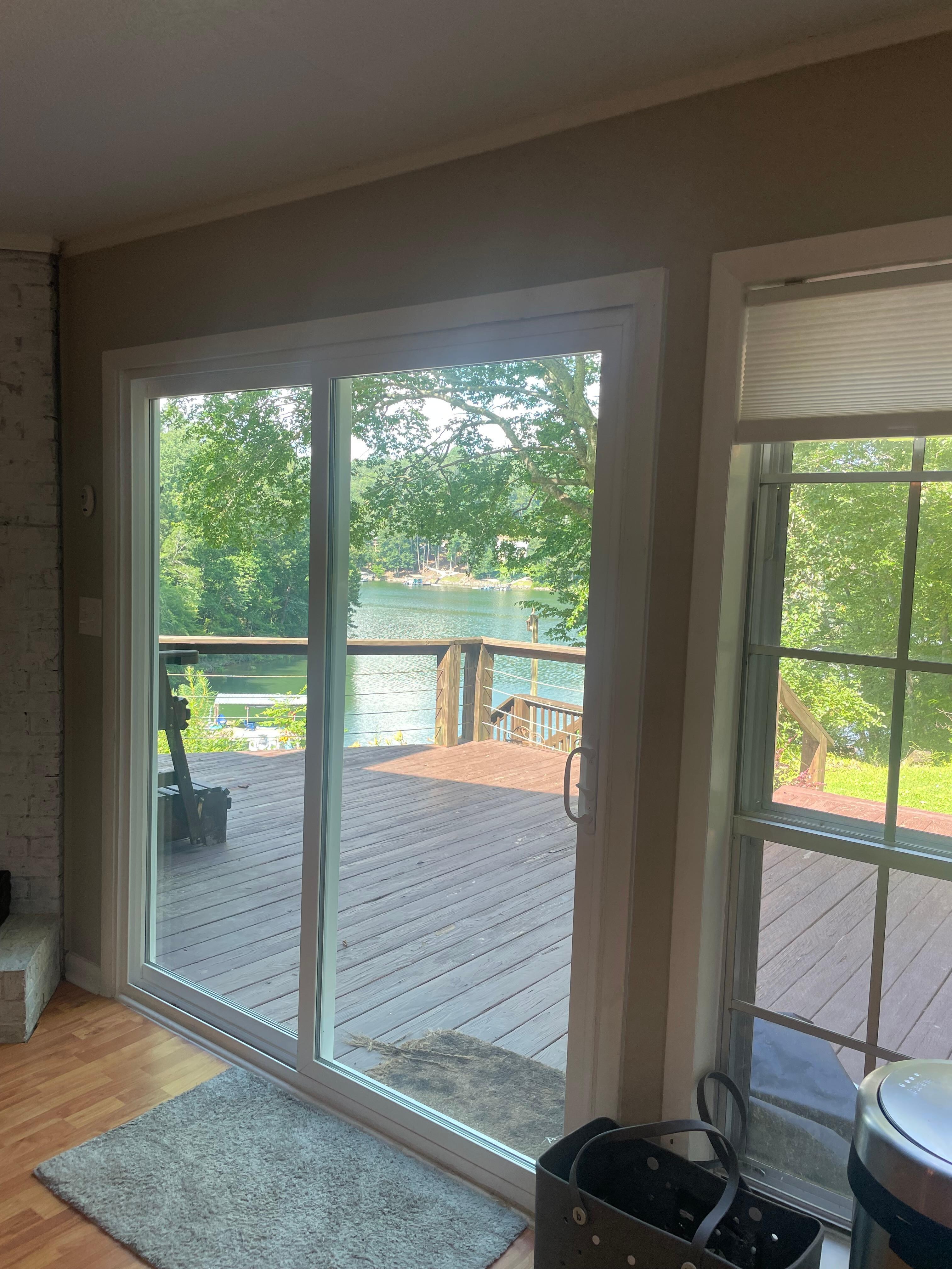 Lake view from kitchen