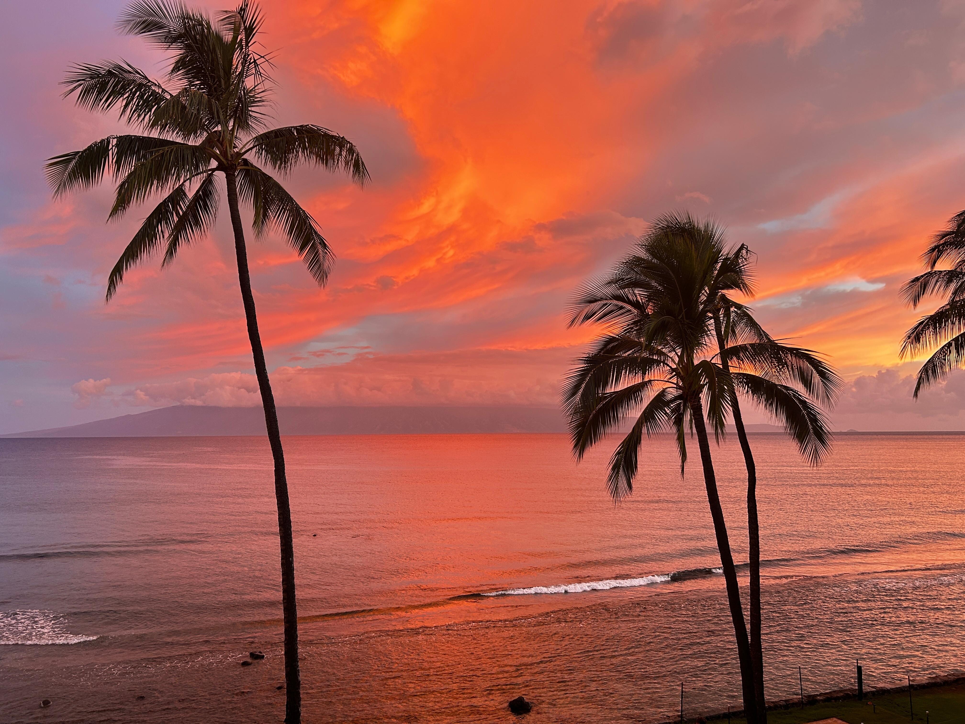 This was a breathtaking morning view from the balcony. 
