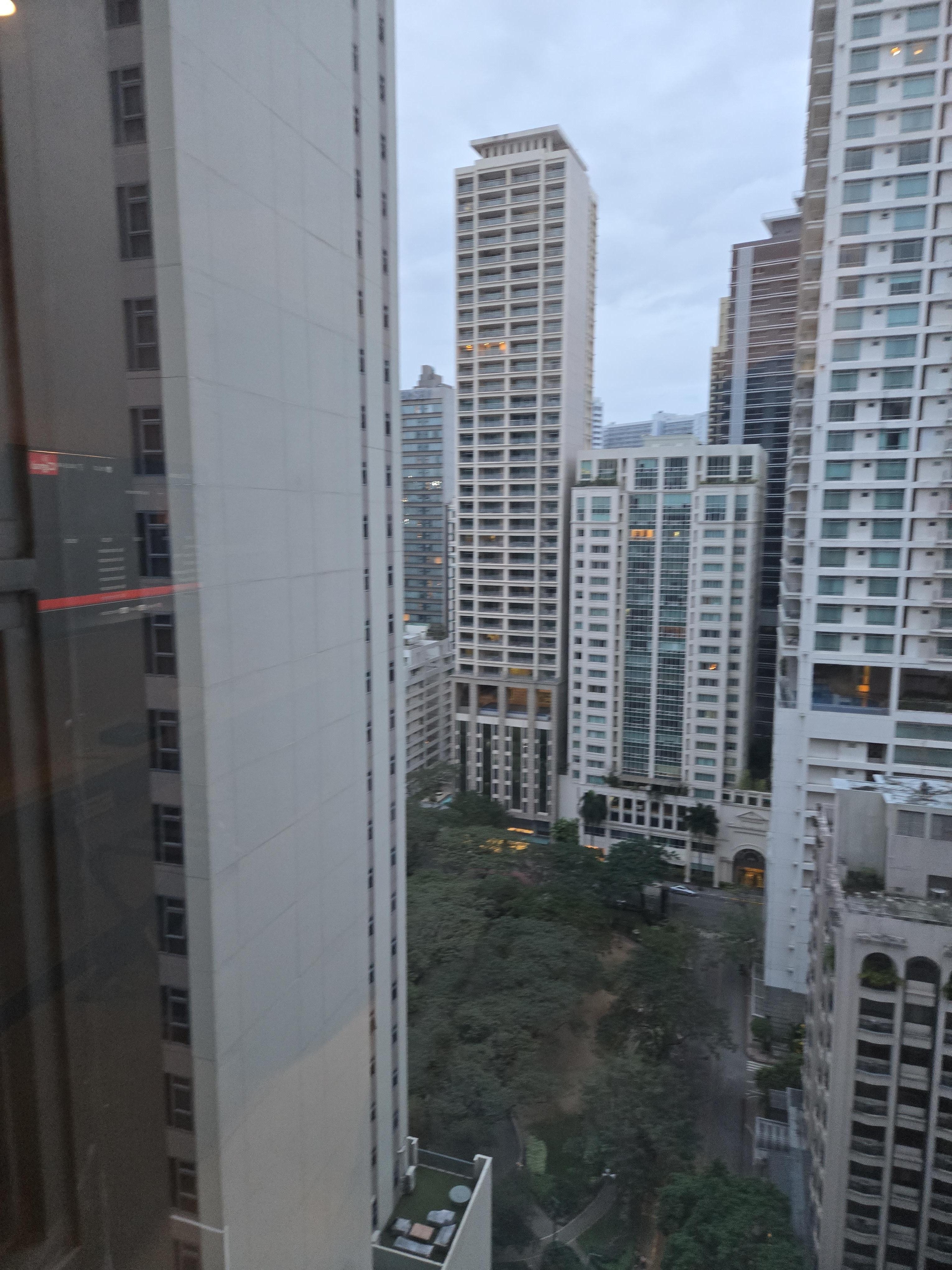 My view was great plenty of natural lighting 