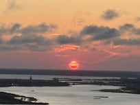 Sunset from the rooftop bar