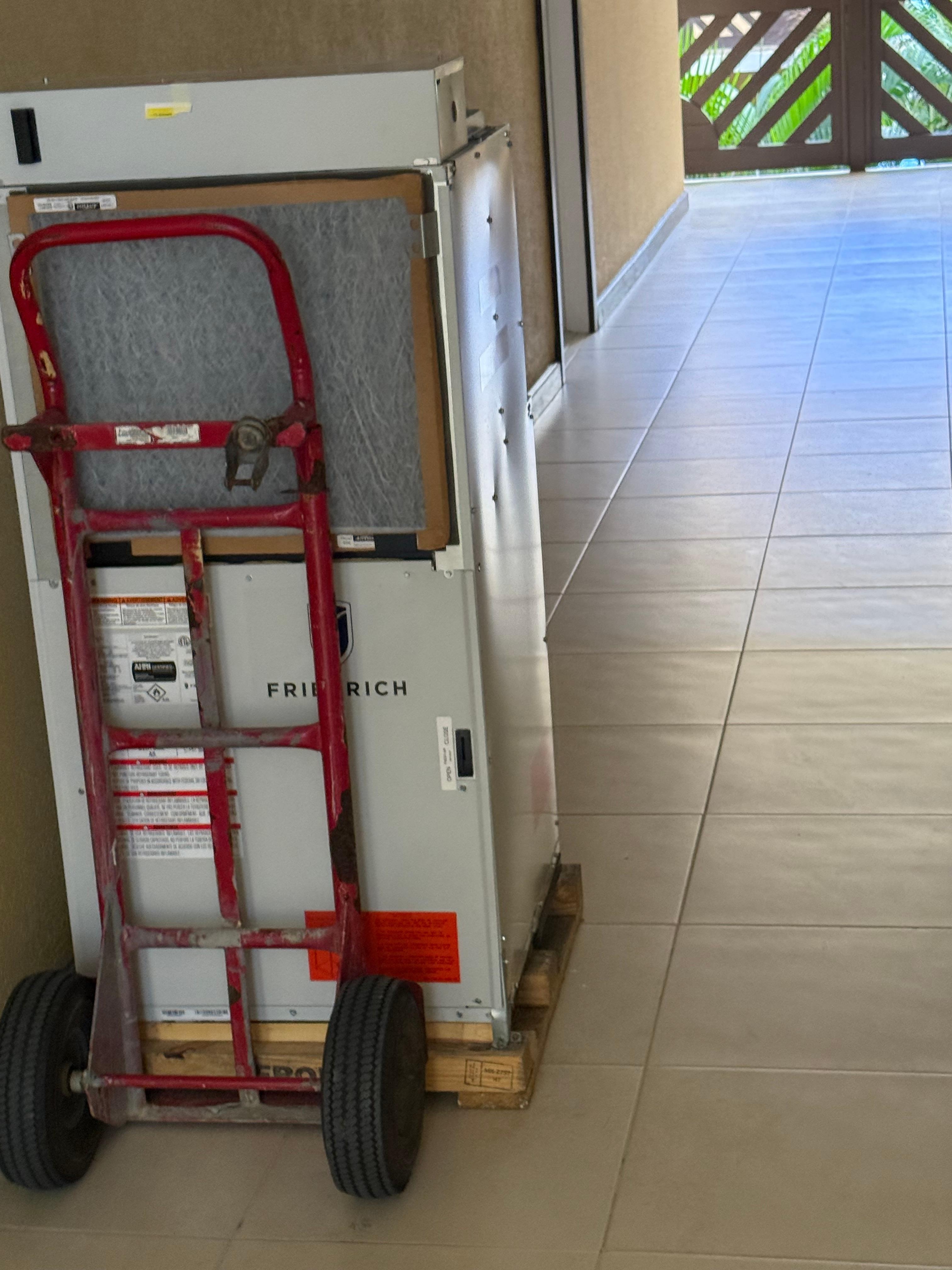 hotel sent new ac replacement while i vacated the room that morning 