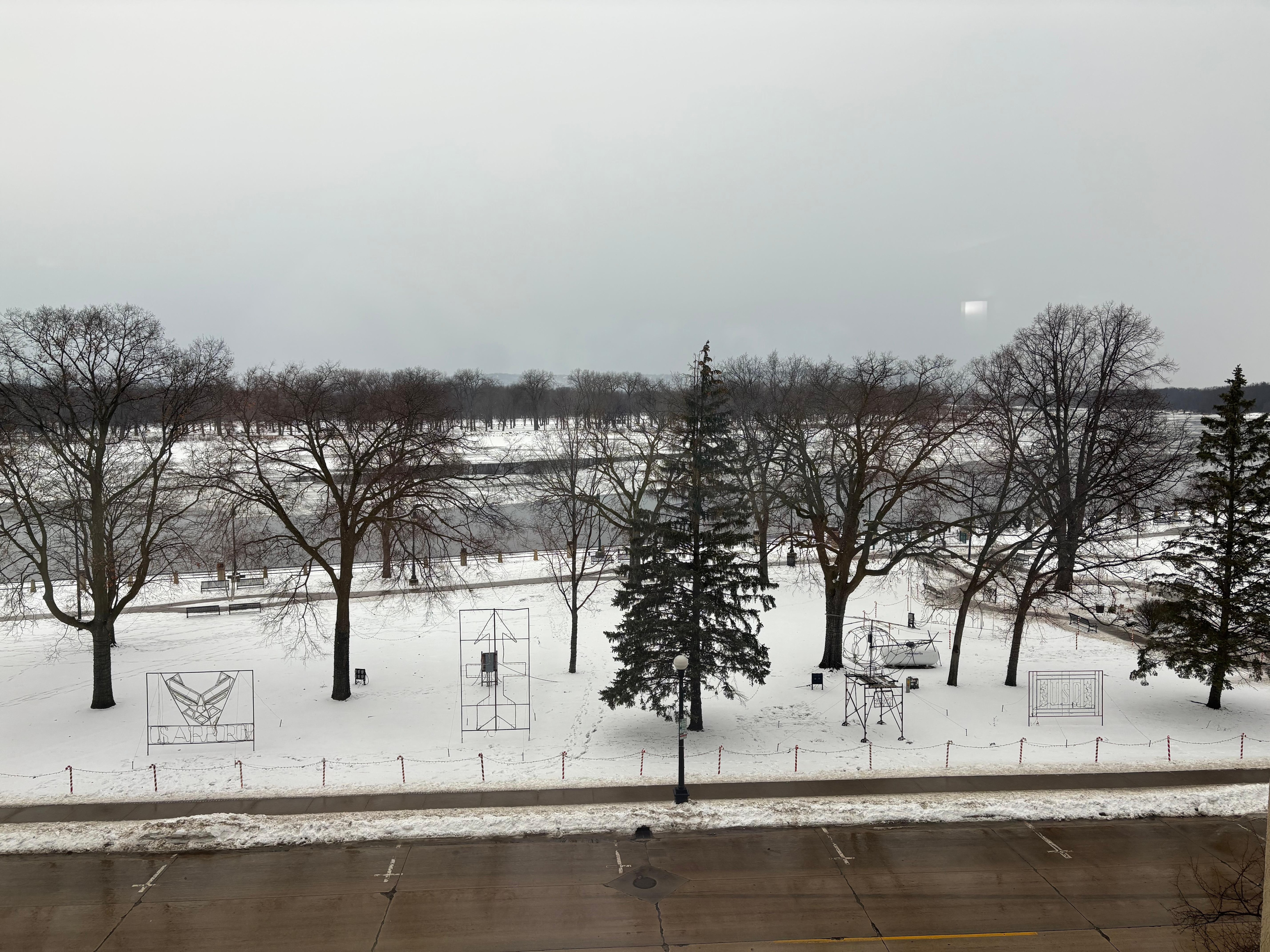 Daytime view from our room. 