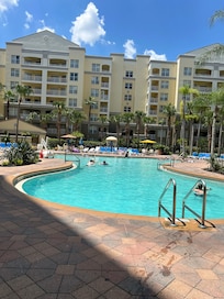 Beautiful pool, beautiful view