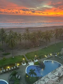 View from balcony.