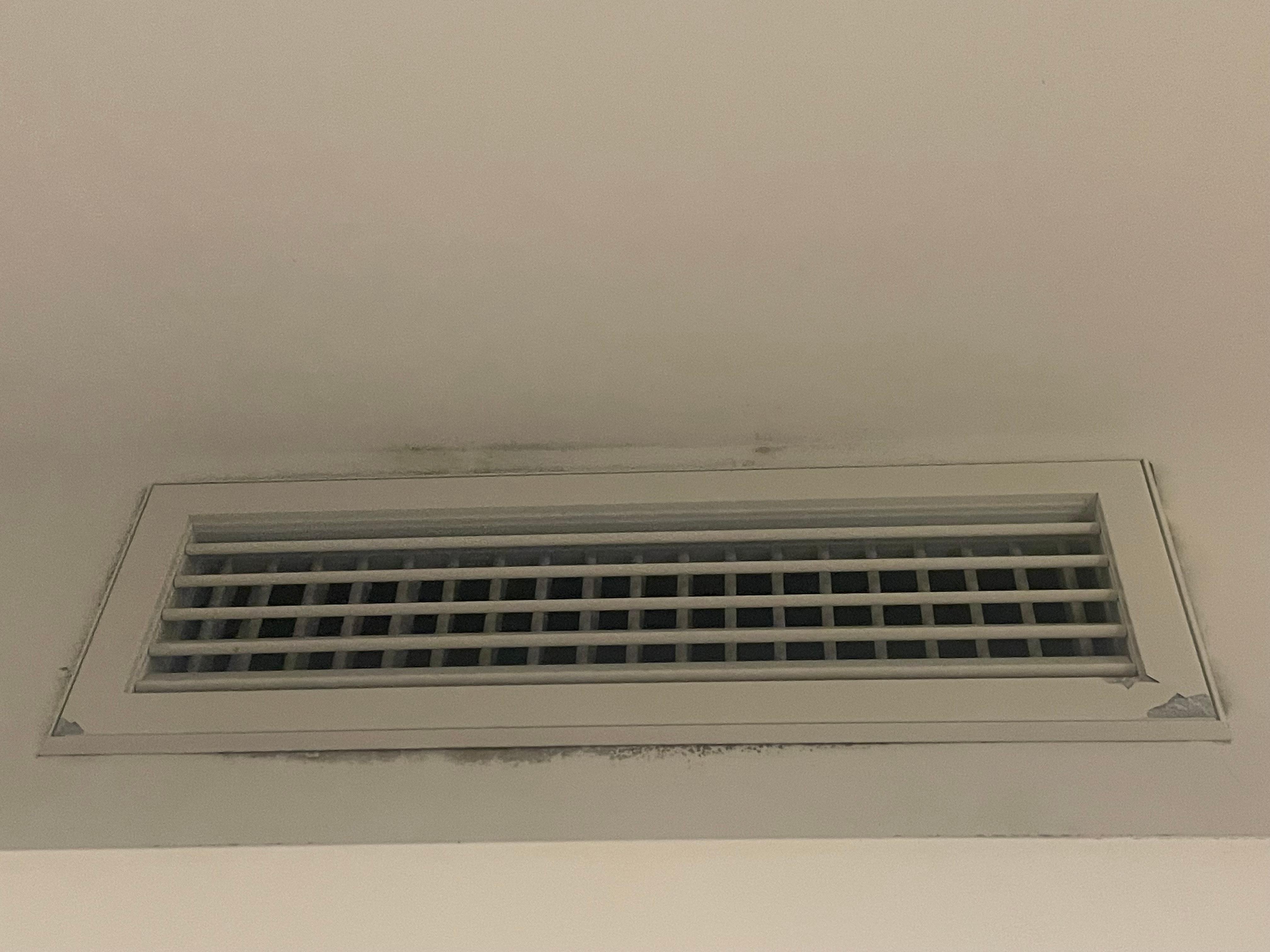 Mould around air conditioner. 