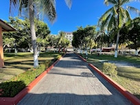 View of the property returning from the beach