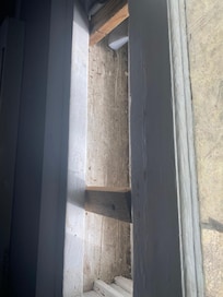 Windowsill in bedroom