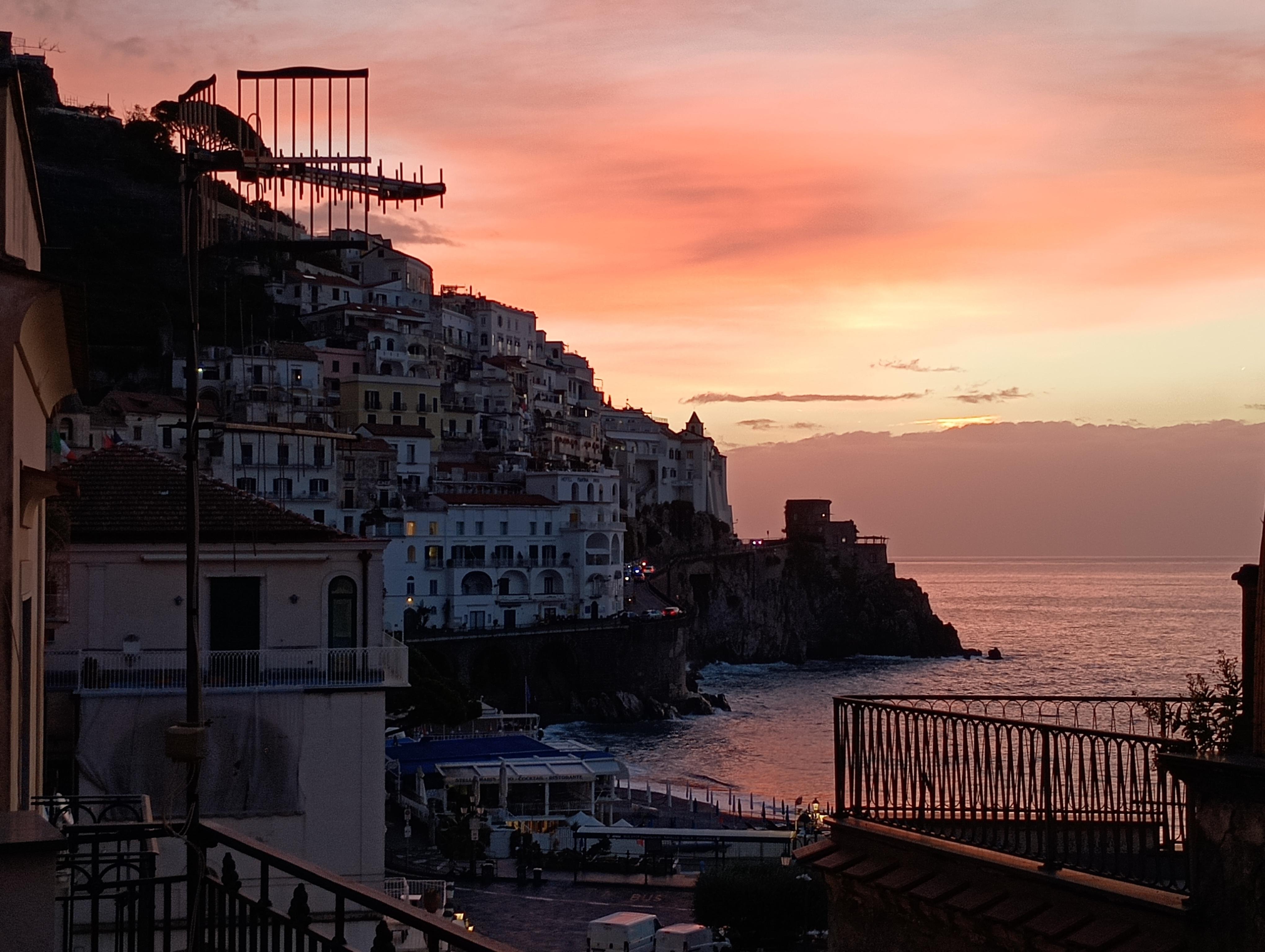 Sunrise from our room.