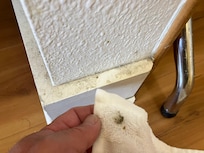 Buildup of dirt and debris