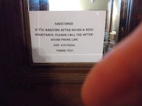 This is what you get after five a phone number That no one answers