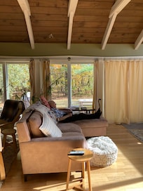 My 102 year old father enjoying the TV and relaxing!