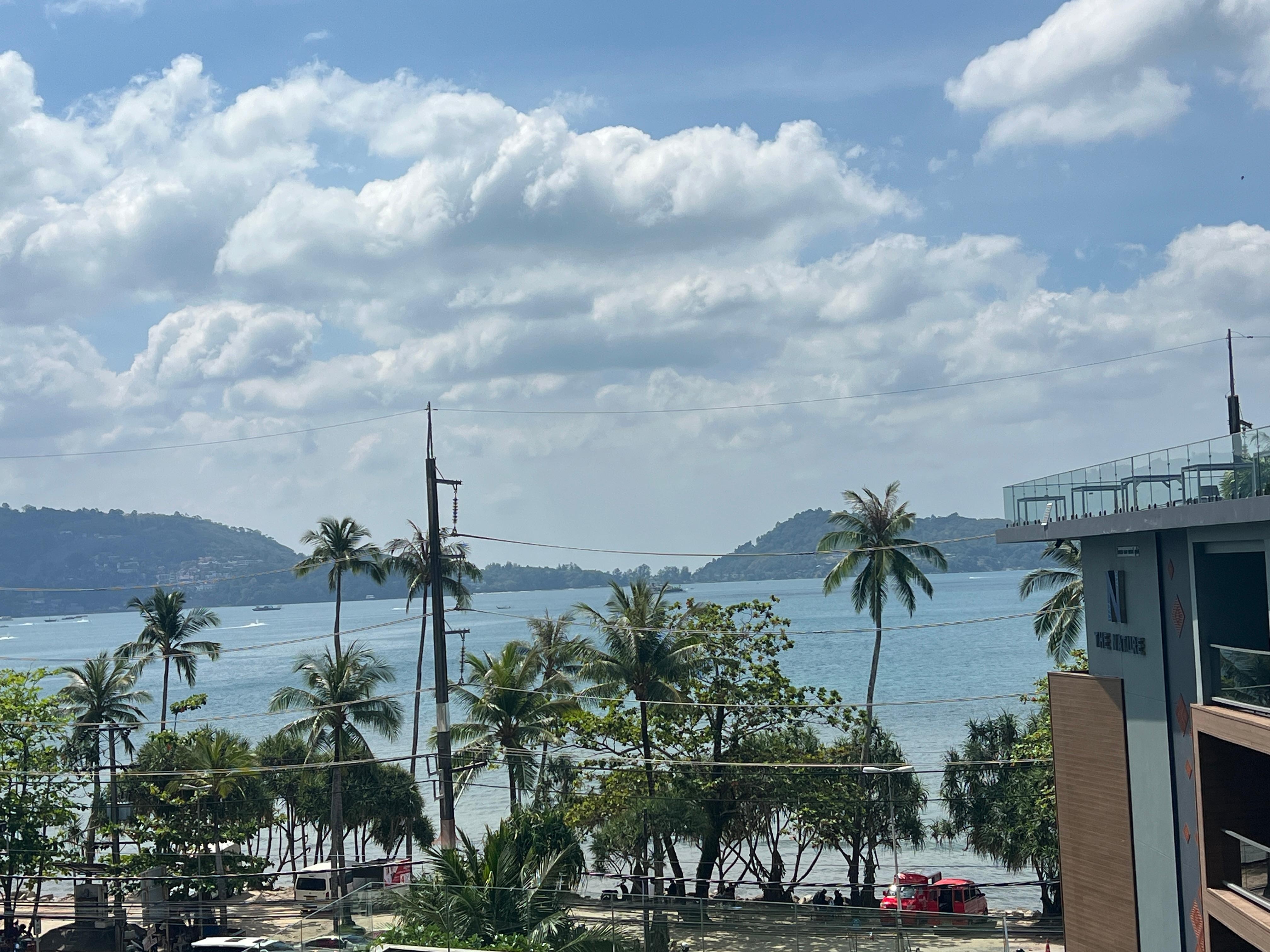 View from our balcony 