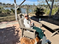 Grandma, 92, loved the outside area.