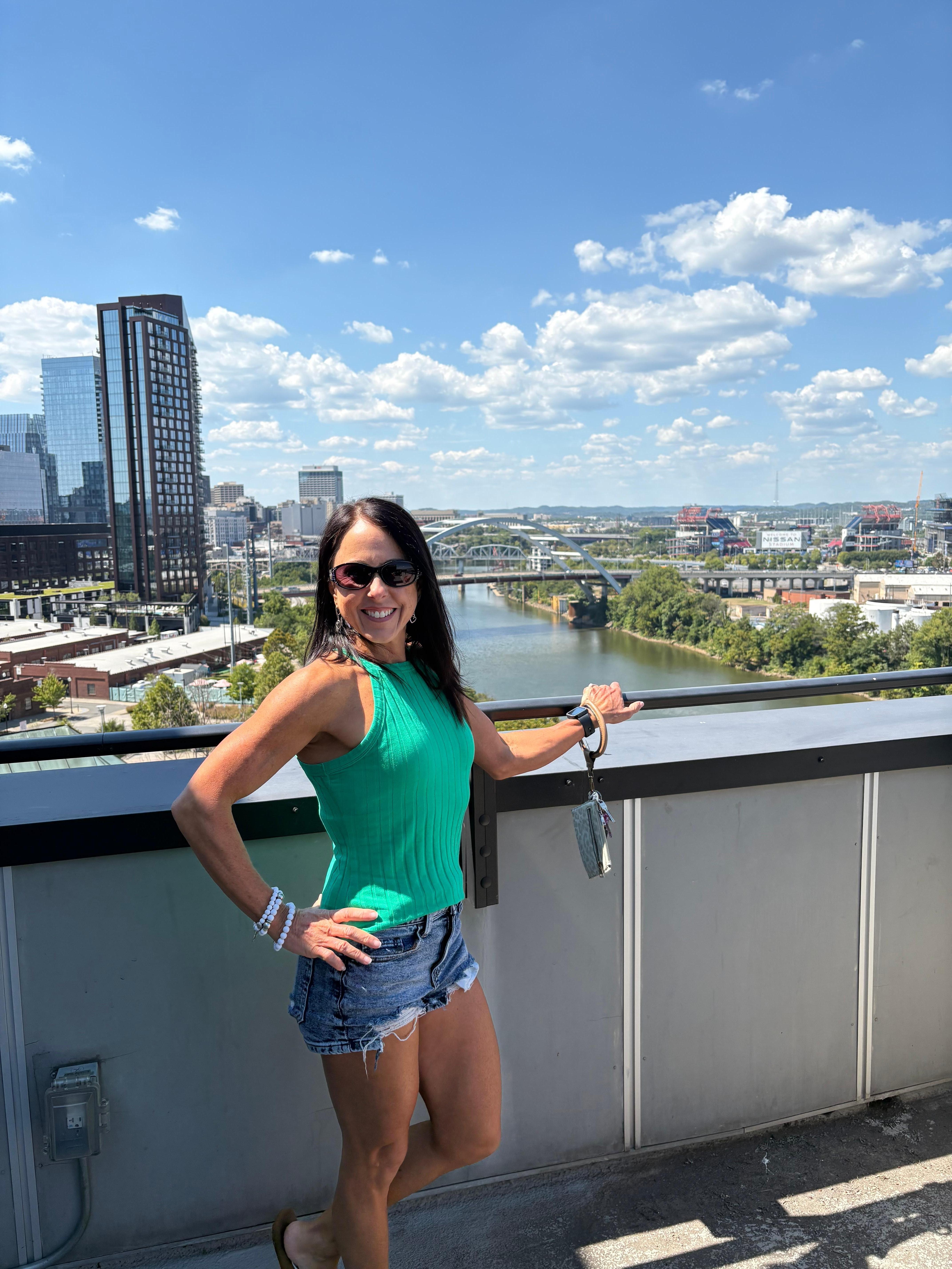 The view from the balcony